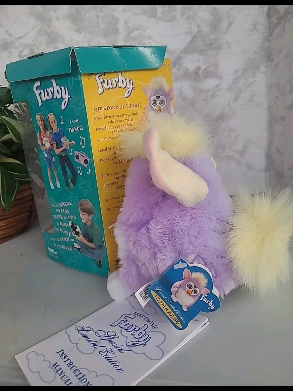 Vintage Tiger 1998 Furby Special Limited Edition purple